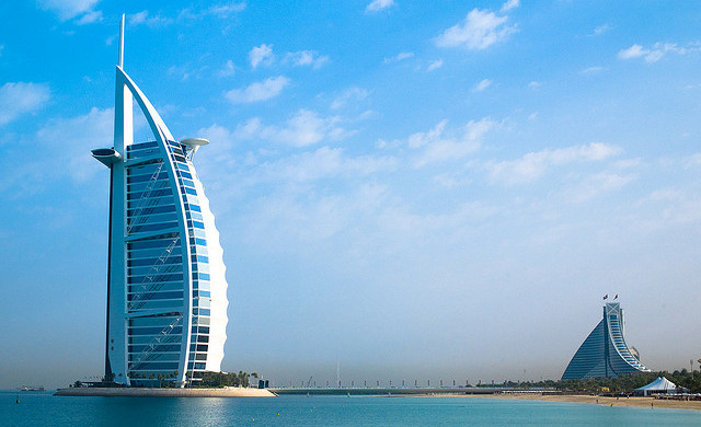Burj Al Arab, Dubai, United Arab Emirates - Photo: Joi Ito via Flickr, used under Creative Commons License (By 2.0)