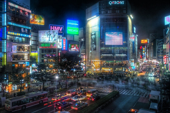 Shibuya, Tokyo, Japan - Photo: Guwashi999 via Flickr, used under Creative Commons License (By 2.0)
