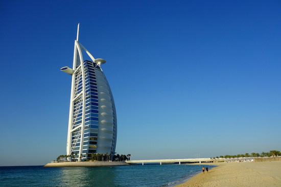 Burj Al Arab, Dubai, United Arab Emirates - Photo: Brandon via Flickr, used under Creative Commons License (By 2.0)