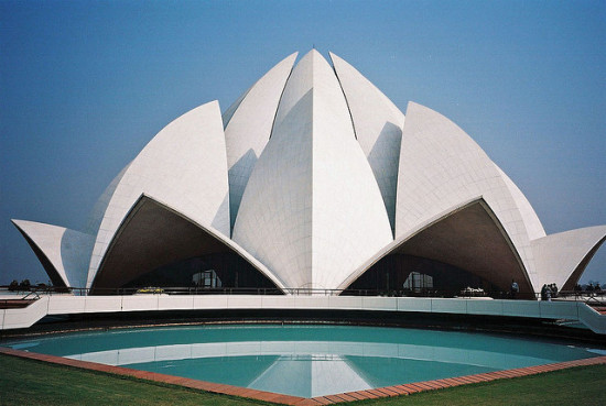 The Lotus Temple, New Delhi, India - Photo: Nam via Flickr, used under Creative Commons License (By 2.0)