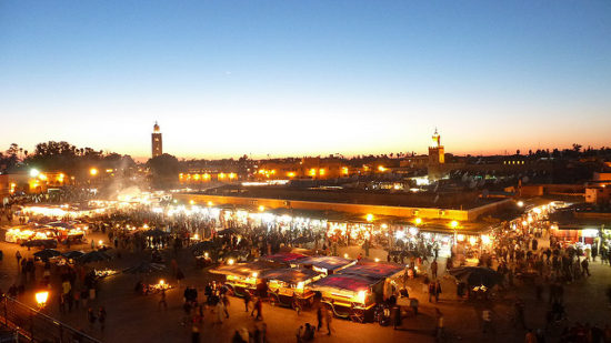 Jamaa el Fna, Marrakech, Morocco - Photo: YoTuT via Flickr, used under Creative Commons License (By 2.0)